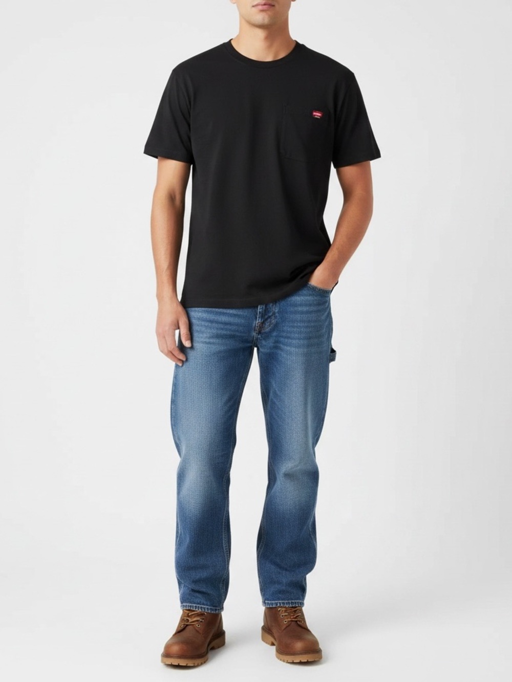 Wrangler | Like new black crew neck cotton short sleeve t-shirt men’s size small